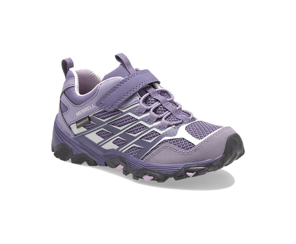Tenis Criança - Merrell Moab Fst Baixo A/C Waterproof - Roxo - UIP167203